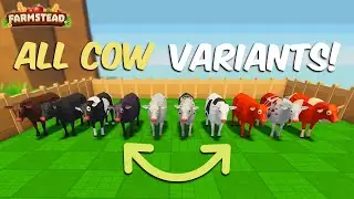 How To Breed All Cow Variants! *EASY* Farmstead Roblox