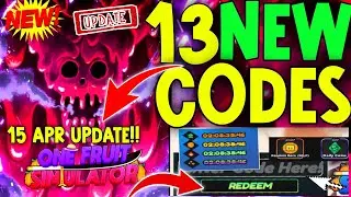 ⚠️April Update!!✴️NEW CODES FOR ONE FRUIT SIMULATOR 2024! ROBLOX ONE FRUIT SIMULATOR CODES