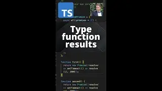 Easily Type Function Results in TypeScript #shorts