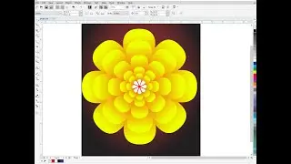 How To Make Flower Design In Corel Draw X7 I Transformations Tool