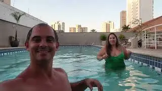 Shoulder Ride in the Pool