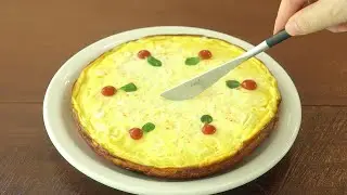 밑면은 바삭하고 윗면은 촉촉한, 원팬 누룽지 오믈렛 :: 김치누룽밥 오믈렛 :: One Pan Fried Rice Omelette