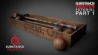 Substance Painter Texturing | Croquet Set |