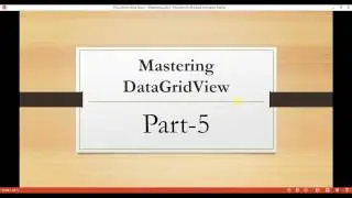 Mastering DataGridView Part-5 || How to Save Data into Database from DataGridView