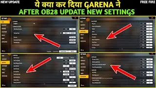 AFTER OB28 UPDATE NEW SETTINGS | NEW SETTINGS AFTER OB28 UPDATE | OB28 UPDATE NEW SETTINGS