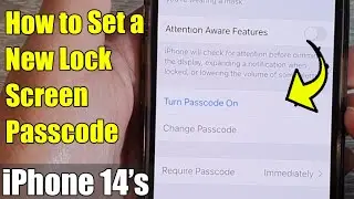 iPhone 14's/14 Pro Max: How to Set a New Lock Screen Passcode