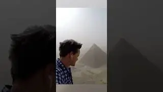 Se subieron a la cima de las Pirámides de Giza