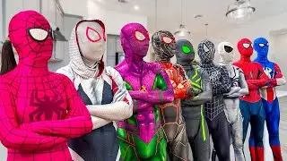 What If 10 SPIDER-MAN in 1 HOUSE ?? || Hey All SuperHero , Go To Trainning Nerf Gun ( Comedy Video )