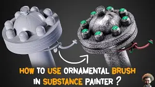 How To Use Ornamental Brush in Substance Painter ?