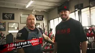 Big Ron Partlow and the Mutant on a Mission team visit America's Destination Gym