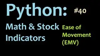 Python Finance and Math Tutorials: Ease of Movement introduction