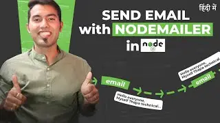 Send Emails with Nodemailer using Ethereal in Node.js in Hindi🔥