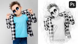 How to Turn a Photo into Pencil Drawing Sketch in Photoshop