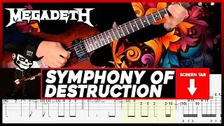 【MEGADETH】[ Symphony Of Destruction ] cover by Masuka | GUITAR LESSON