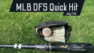 MLB DFS Picks and Advice for 7/21: Top DraftKings and FanDuel Stack, Hitters and Pitchers