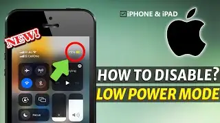 How to Turn off Low Power Mode on iPhone & iPad (2024)