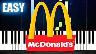 McDonalds Jingle - Im Lovin It - EASY Piano Tutorial