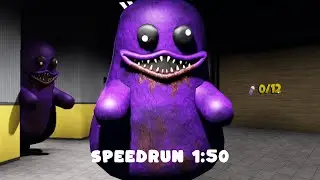 Roblox GRIMACE [Horror] Speedrun 1:50 Solo