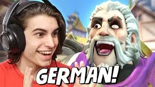 Playing Overwatch in German!?