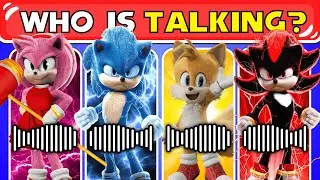 Guess The Character By Voice! 🎤  | SONIC 3 The Hedgehog Quiz