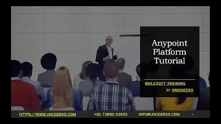 MuleSoft Training | Anypoint Platform Tutorial | MuleSoft Training for Beginners