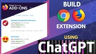 Build and Publish Web Browser Extension using ChatGPT   