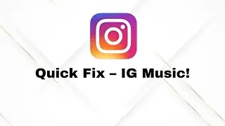 How to Fix Instagram Story Music Not Showing (Saved Audio Missing 2025!)