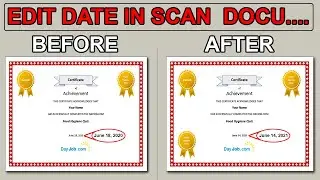 How to Edit Date on PDF/Scan Documents