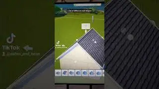 a quick look at how to move and manipulate roof pieces in the Sims 4