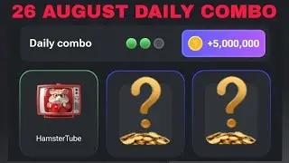 26 AUGUST HAMSTER KOMBAT DAILY COMBO CARDS TODAY