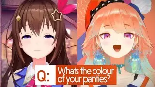Kiara asks what's the color of Sora's panties!