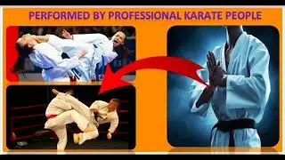 performed by professional karate people