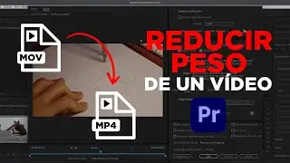 Reducir el peso de un video de Premiere