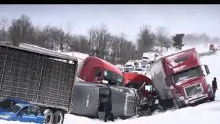 Three Killed After Dozens of Vehicles Pileup