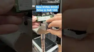 The Dell PowerEdge G16 servers have a new BOSS-N1 NVMe RAID boot drive setup.