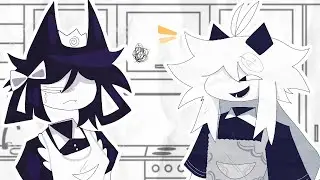 Oliver and lizzy cooking?//animation funny//Fundermental paper Education//fanmade//