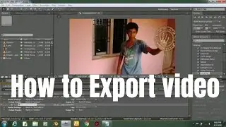 adobe after effects cc 2018: how to export project as h264