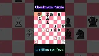 Hardest checkmate puzzle 🧩 #gothamchess #@Krish10gambit #chess #gambit