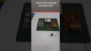 Foot Step Power Generation using piezoelectric sensor  