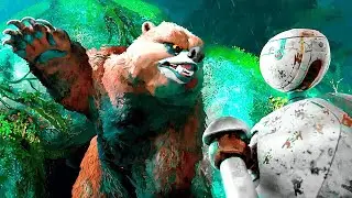 THE WILD ROBOT "Bear Vs Robot Fight Scene" Trailer (NEW 2024)