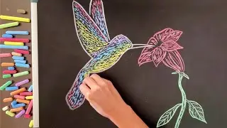 Let's Draw a Hummingbird ♫ 8 Hrs of Chalk Art & Lullabies