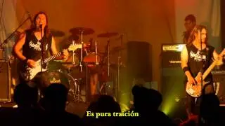 LA HOGUERA " heavy metal " EL BESO DEL JUDAS en vivo