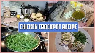 Greek Chicken in the Crockpot | Easy Spring Crockpot Meal