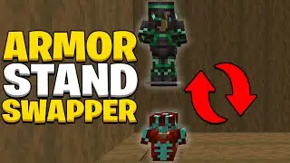 How to Build a Armor Stand Swapper In Minecraft 1.21