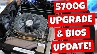 Gigabyte ITX B450 I Pro WiFi BIOS & 5700g Inwin B1 Upgrade & Testing