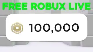 🔴 FREE 100,000 ROBUX GIVEAWAY LIVE! (Robux Giveaway)