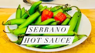 Green Serrano Pepper Hot Sauce | How to Make Easy and Delicious Homemade Hot Sauce