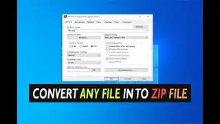 How to Convert Any File In to Zip File | Make a Zip file in Windows | Convert folder to zip file