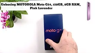 Motorola Moto G24 Pink Lavander Unboxing