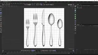 Cutlery Tutorial C4D